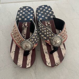 Patriotic Flag Sandals
